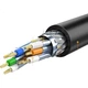 Кабель Ethernet CHOOSEAL Cat6A екранований 20м QS567A - зображення 3