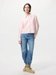 Рубашка хлопковая женская Uniqlo 604556920 L Розовая (1159975659) - изображение 2
