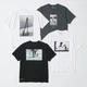 Футболка хлопковая женская Uniqlo 929804663 3XL Серая с принтом (1160066354) - изображение 13