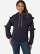 Худи теплое женское Tommy Hilfiger 703414713 1X Синее (1159985359) - изображение 1