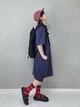 Платье миди осеннее женское Uniqlo 286328893 L Синее (1159987696) - изображение 4