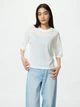 Футболка хлопковая женская Uniqlo 740213615 2XL Белая (1159968082) - изображение 1