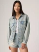 Куртка джинсова жіноча Levi`s 333690159 L Блакитна (1160231884) - зображення 3