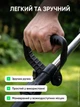 Мотокоса акумуляторна коса газонокосарка для трави бездротова садовий тример акумуляторний з гострими ножами з двома акумуляторами електрична косарка для газону дачі саду подвір’я - зображення 6