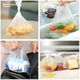 Набор толстых перфорированных пакетов для хранения продуктов MIAOJIE с острым концом, очень большой размер, 330 штук, пластиковые пакеты для продуктов. - изображение 9