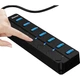 Хаб Newmine USB 3.0 7-портовий високошвидкісний для ноутбука 1м - зображення 2