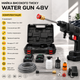 Мойка высокого давления Water Gun 48V с двумя аккумуляторами, 300 Вт, шлангом 5 м и кейсом для мойки автомобиля - изображение 2