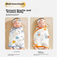 Пеленка Aibaoshi Baby Anti-Startle хлопковая, для новорожденных, набор 2 шт, S292 - изображение 6