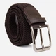 Ремень мужской тканевый Vintage 100 см Коричневый (leather-20519) - изображение 3