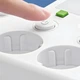 Сетевой фильтр J23 с ночником и 2 розетками 2500 Вт 3 порта USB Type-C Белый - изображение 8