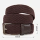 Ремень мужской тканевый Vintage 115 см Коричневый (leather-20523) - изображение 7