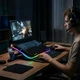Подставка Wozinsky WDCX-A26 NitroCool RGB охлаждающая геймерская под ноутбук Black (5907769387722) - изображение 10