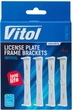 Безкорпусный пластиковый держатель номера Vitol конус Белый (VRNK1303) - изображение 10