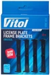 Безкорпусный пластиковый держатель номера Vitol конус Черный (VRNK1404) - изображение 10