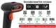Cканер 1D, 2D штрих-кода UKRMARK KR-H4W, подключение: беспроводное / USB - изображение 6