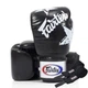 Боксерські рукавиці Fairtex натуральна шкіра 14 унцій чорні - зображення 1