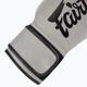 Боксерские перчатки Fairtex искусственная кожа 10 унций серые - изображение 9