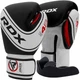 Боксерские перчатки RDX PU 6 oz Белый/Черный для детей с капой в комплекте. - изображение 1