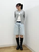 Джинсовые шорты женские Uniqlo 353198626 28 Голубые (1160137265) - изображение 12