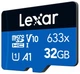 Карта памяти Lexar 633x microSDHC 32GB Class 10 UHS-I U1 V10 A1 (LSDMI32GBBCN633N) - изображение 1