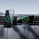 Автодержатель Baseus PrimeTrip VC2 Pro с зарядкой Qi2.2 с вентилятором на дефлектор Black (6942521201426) - изображение 6