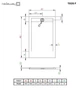 Душовий піддон RADAWAY Teos F 90x80 колір цемент HTF9080-74 - зображення 2