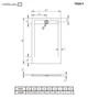 Душовий піддон RADAWAY Teos F 210x90 колір антрацит HTF21090-64 - зображення 2