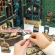 Бук Нук Зміїний будинок Book Nook Snake House SQ-41 DIY Інтер'єрний конструктор - изображение 10
