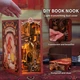 Бук Нук Кімната Полум'я Flame common room Book Nook DIY Інтерьерний конструктор RB01B - изображение 10