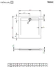 Душевой поддон RADAWAY Teos C 80x80 HTC8080-04 - изображение 2