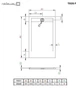 Душовий піддон RADAWAY Teos F 180x80 HTF18080-04 - зображення 2