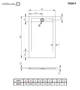 Душевой поддон RADAWAY Teos F 100x70 цвет черный HTF10070-54 - изображение 3
