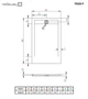 Душевой поддон RADAWAY Teos F 160x70 HTF16070-04 - изображение 2