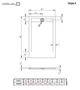 Душевой поддон RADAWAY Teos F 160x90 цвет антрацит HTF16090-64 - изображение 2