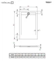 Душовий піддон RADAWAY Teos F 210x70 колір чорний HTF21070-54 - зображення 2