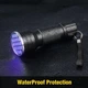 Фонарь ультрафиолетовый 21 LED UV / УФ фонарик / 395-400 нм / фонарь UV LED / плюс батарейки - изображение 8