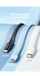 Кабель зарядний Ugreen USB Type-C to Type-C PD 100W 5A QC4.0 1 м Titanium (L502) - зображення 9