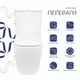 Унитаз напольный Qtap Aquarius Ultra Quiet 620х355х790 мм дюропласт белый Soft-close - изображение 3