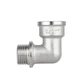 Уголок Thermo Alliance Forte 1/2" ВЗ латунь никелированный - изображение 4