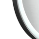 Зеркало овальное с LED-подсветкой 800х700 см антизапотеванием димером рег. темп. цвета Стекло Черное - изображение 9