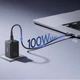 Мережевий зарядний пристрій Baseus EnerFill FE11 100W 2 x USB-C + USB-A Black (P10182102123-00) - зображення 4