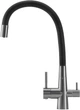 Смеситель кухонный c подключением к фильтру GRANADO Lerma PVD Black - изображение 2