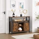 Komoda Leobert 100 x 33 x 80 cm Rustykalny brąz (model_2087_1) - obraz 5