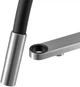 Смеситель кухонный с подключением к фильтру GRANADO Hita INOX Black - изображение 5