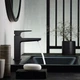 Смеситель для раковины HANSGROHE Metropol черный матовый 32507670 донный клапан Push-Open - изображение 5