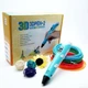 3D ручка с LCD дисплеем и набором эко пластика для 3Д рисования 3D Pen Blue 1124 - изображение 1