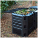Компостер 1200 л для дачи и сада 3 модуля полипропилен черный Prosperplast LS-3098 - изображение 4