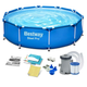 Бассейн каркасный 305х76 см объем 4678 л для дачи Bestway LS-1888 - изображение 1