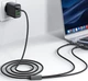 Кабель Acefast C22-02 USB-C to 2xUSB-C 100W aluminum alloy charging data cable Black (6974316285120) - изображение 6