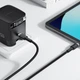 Кабель Acefast C22-02 USB-C to 2xUSB-C 100W aluminum alloy charging data cable Black (6974316285120) - изображение 7